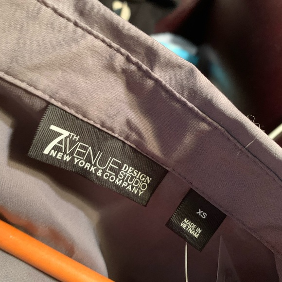 Jewel Button-Front - NY&C Madison Shirt Brand New with Tags - Picture 6 of 10